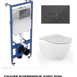 Chaise suspendue + Bâti support complet