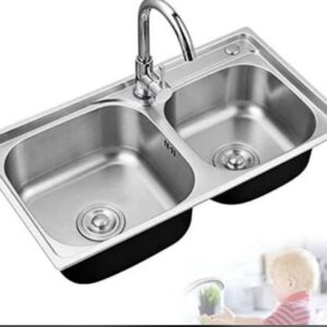 Evier simple double bague